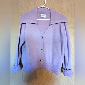 Compania Fantastica Wide Collar Cardigan sz small